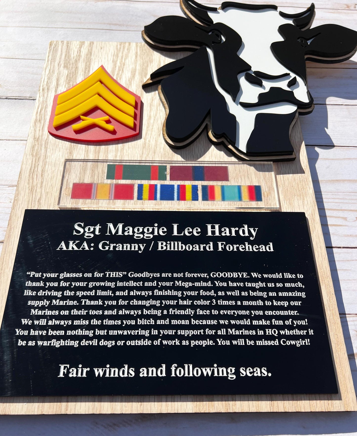 Marine corps plaques, Marine Corps retirement gift,  marine corps gift, USMC plaque, Marine retirement, Marine retired, USMC License #286-23