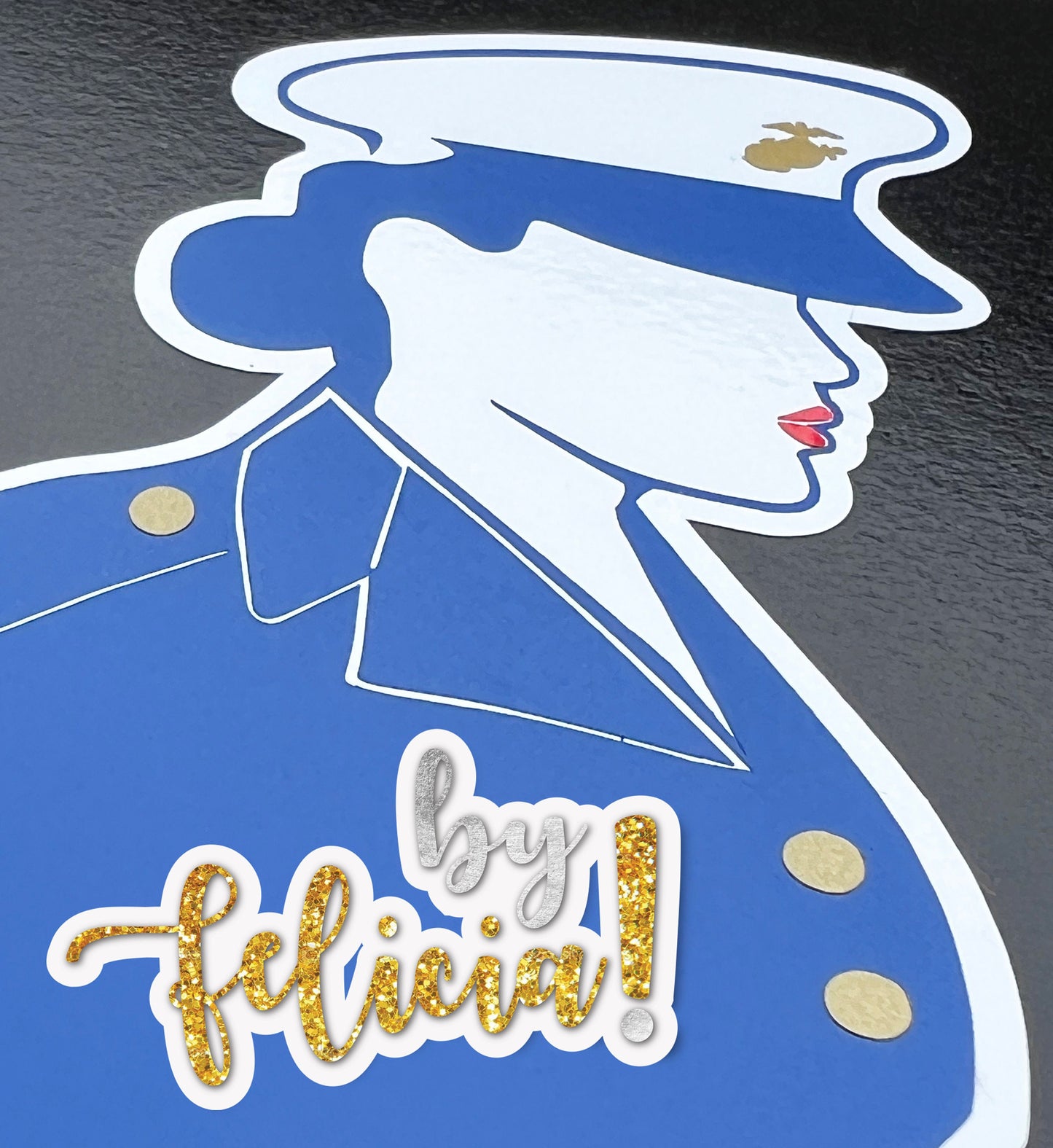 Women Marines Vinyl Decal: USMC Car, Laptop, Tumbler, USMC License #286-23