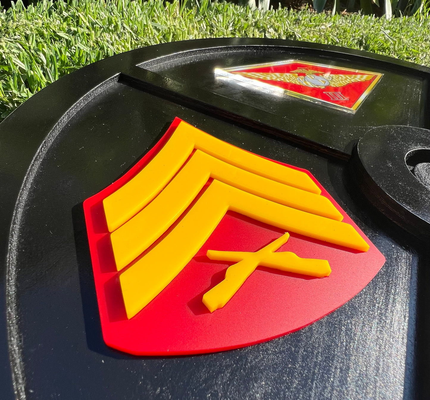 Handmade Marine Corps Retirement Plaque: USMC Gift