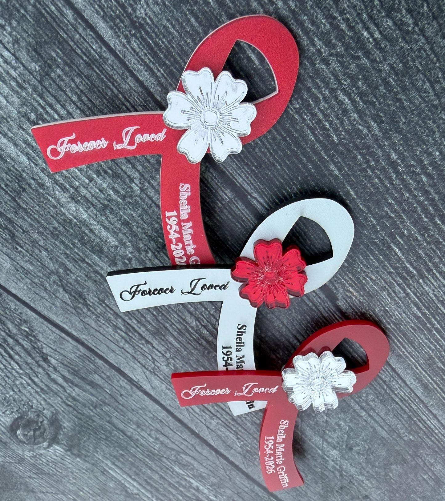 Funeral Ribbon pin, Funeral Favor, Funeral Memorial gift, Memorial ribbon for funerals, Funeral Momento, Custom funeral ribbon, Funeral gift