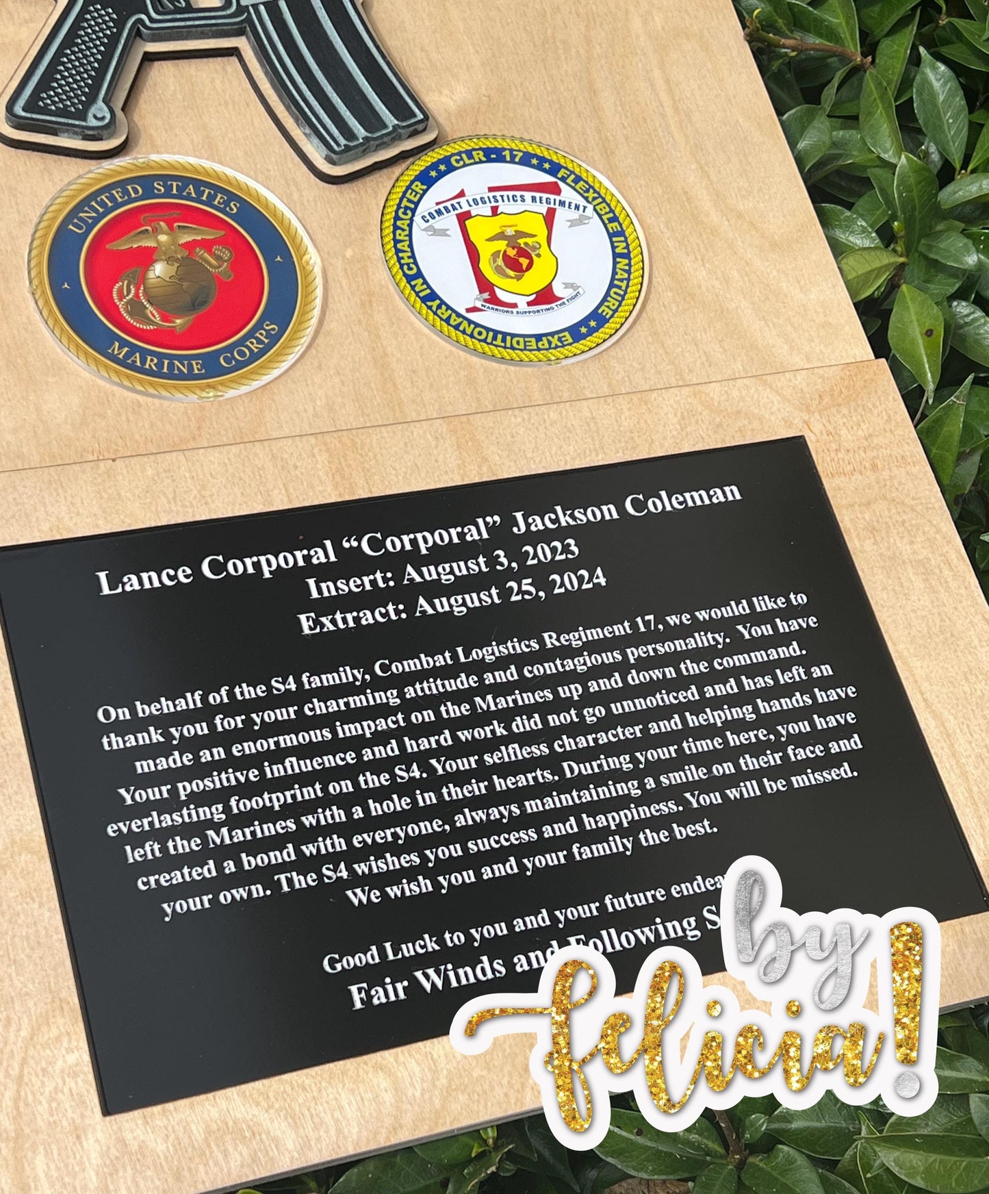 Marine corps plaques, Marine Corps retirement gift,  marine corps gift, USMC plaque, Marine retirement, Marine retired, USMC License #286-23