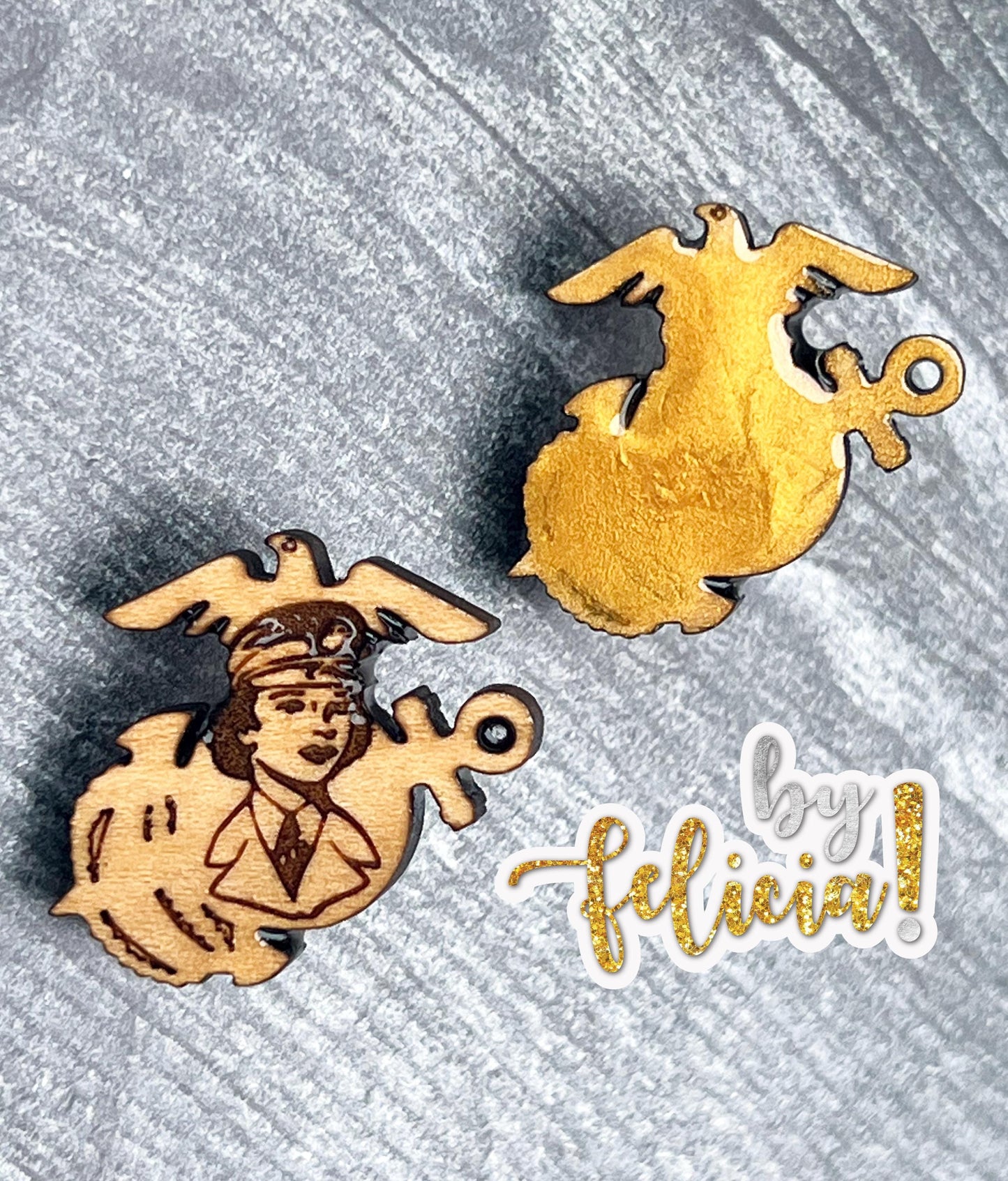 Female Marine pin, Marine Corps pin, Marines Pin, Female Veteran, Women veteran pin, Marine retirement gift, Marine Corps gifts, USMC pin