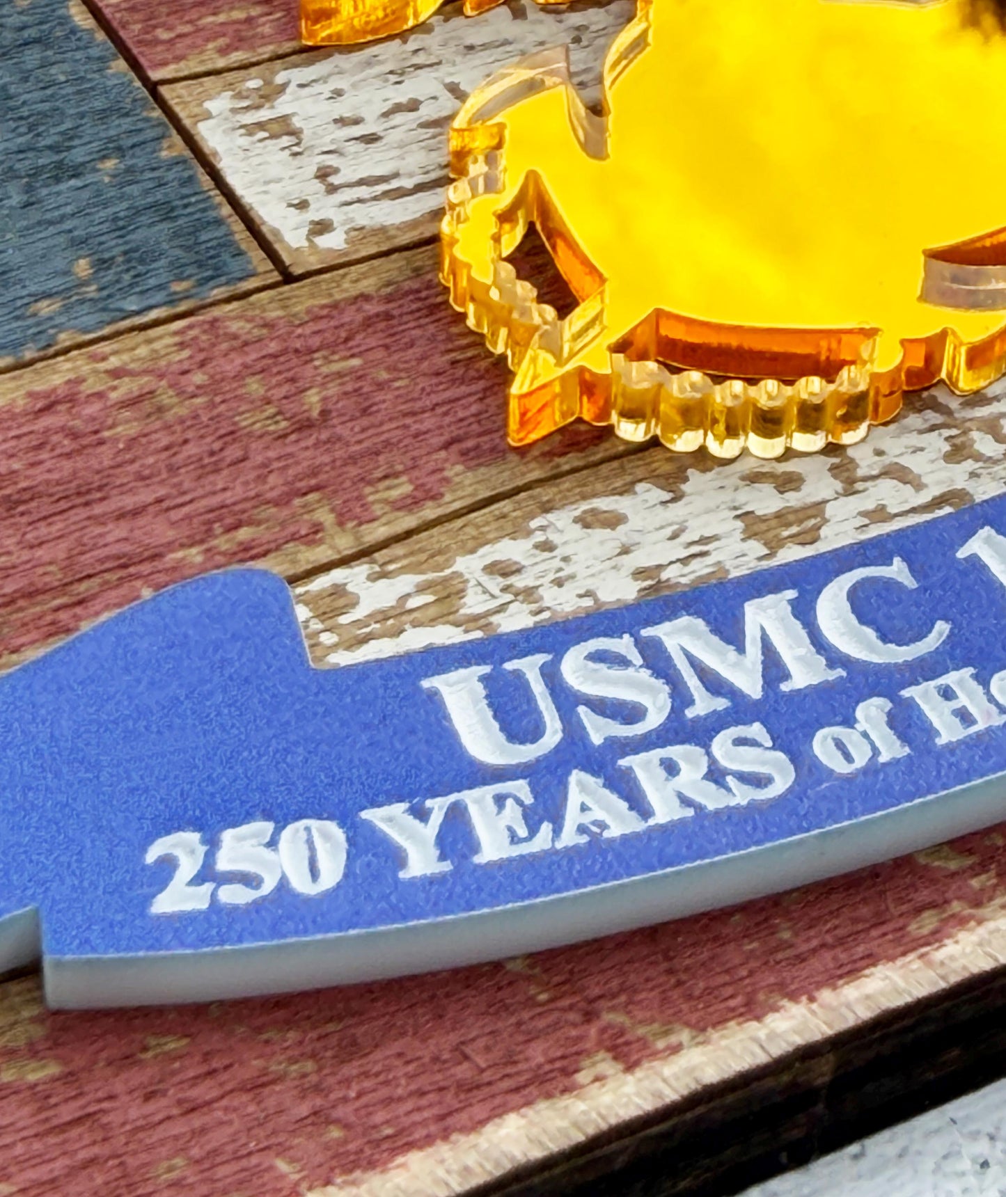 250th Marine Corps birthday | Marine Corps ornament | USMC Ornament | Marine Corps Gifts | USMC Gifts | Military Ornament | USMC Lic #286-23
