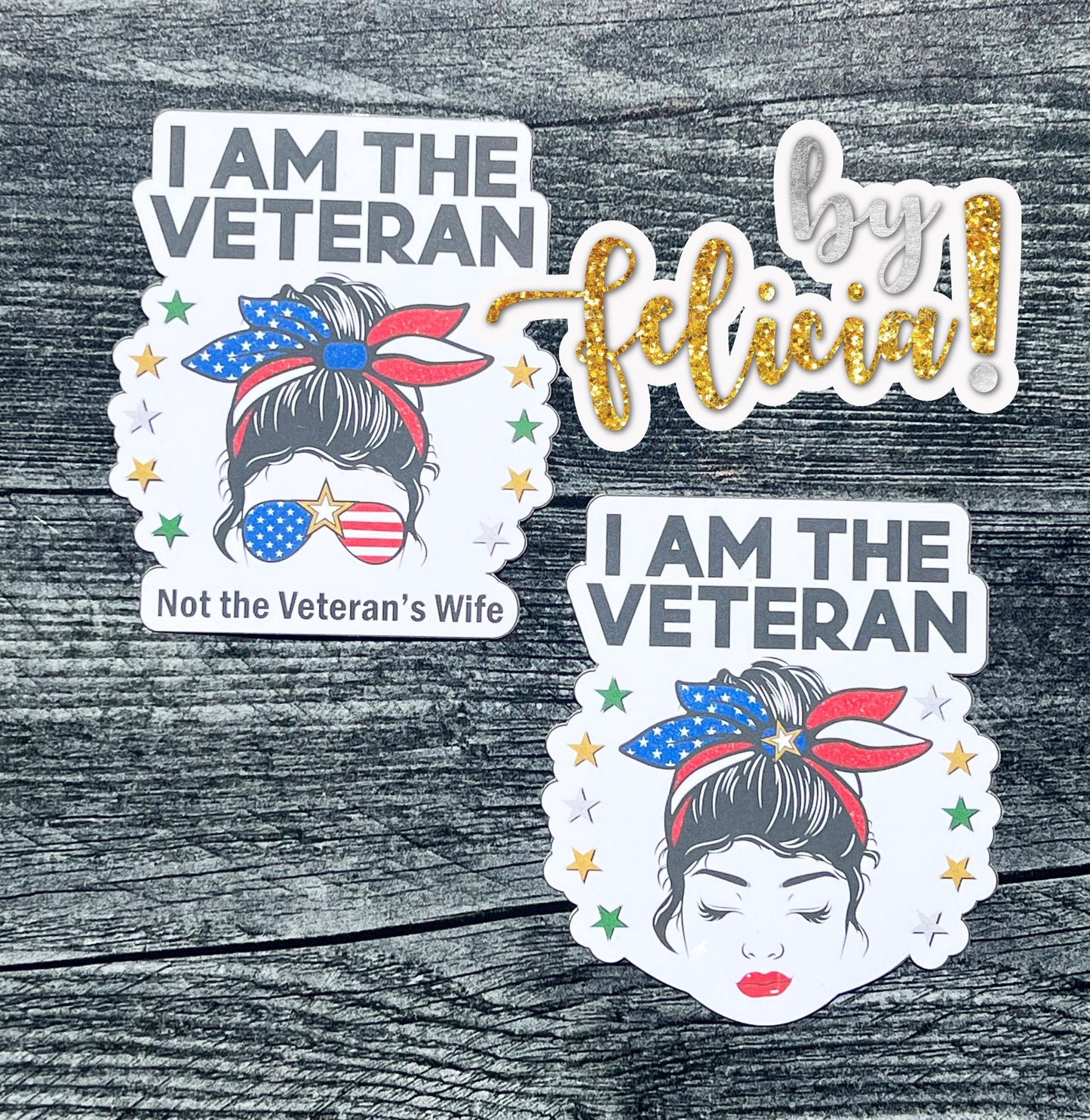 Female Veteran Sticker, Woman Veteran sticker, Female Army veteran, Female Navy veteran, Women Air Force veterans, Female military veterans