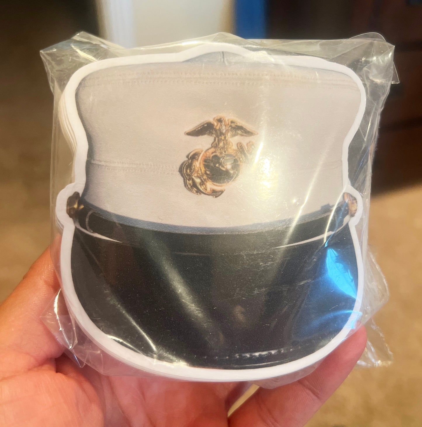 Women Marine Bucket Cover Sticker - USMC Veteran Decal