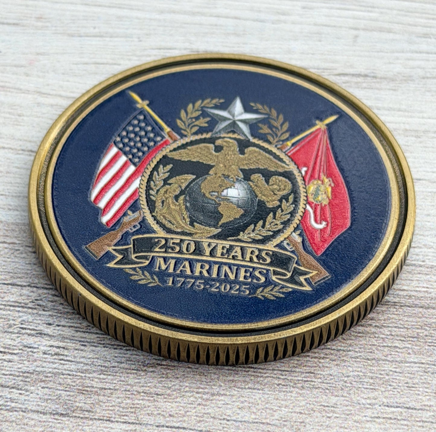 Marines 250th anniversary coin, 250th Marine Corps birthday gifts, 250 years Marine Corps