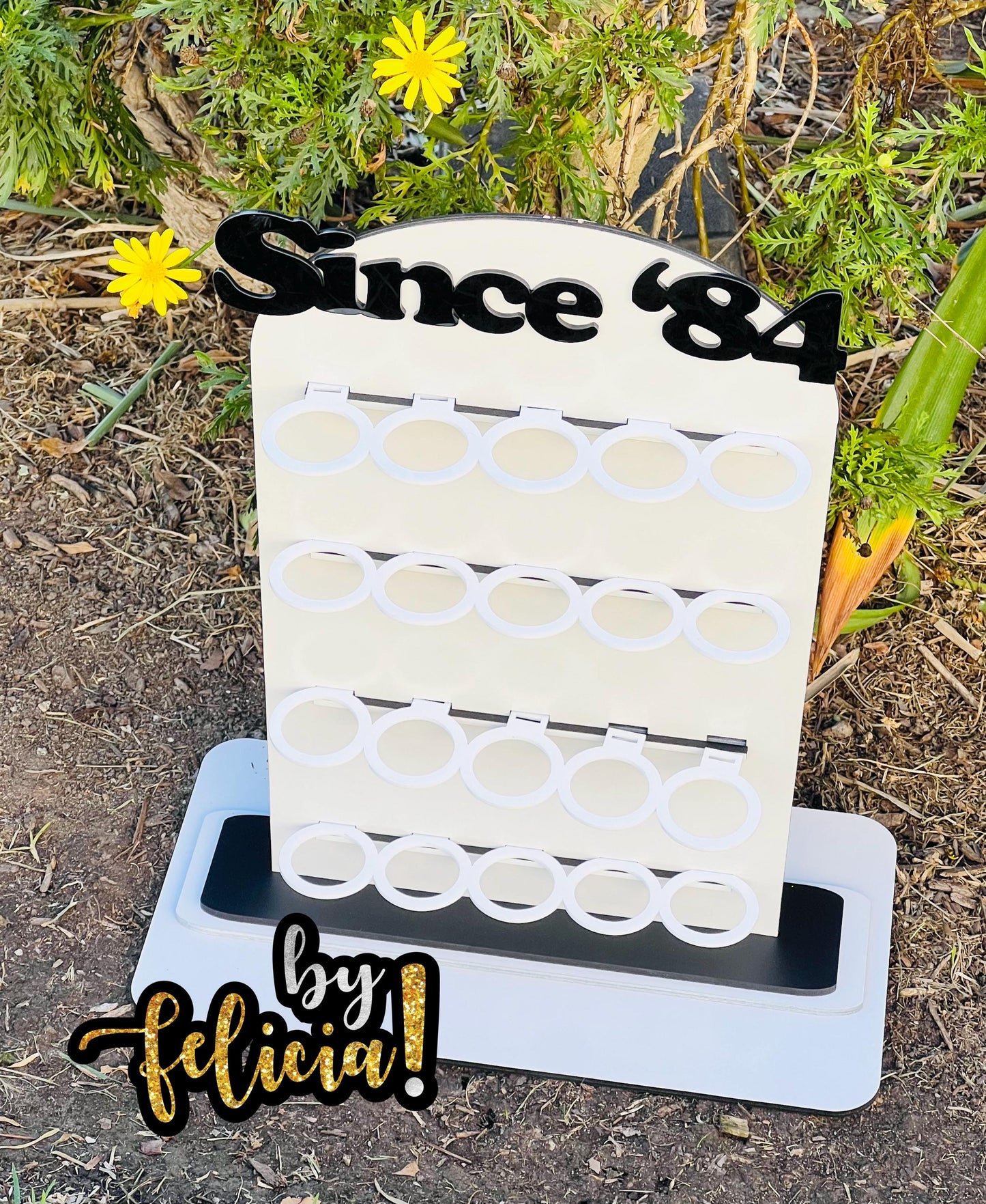 Shot Glass Display, Shot Glass Holder, Wedding Shot Glass Board, Shot Glass Stand, Personalized shot glass stand, Party shot glass stand