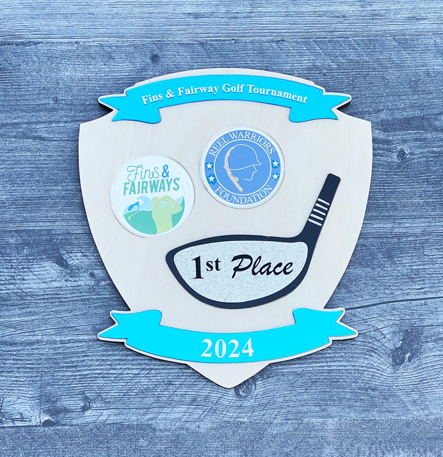 Golf tournament plaques, Golf tournament gift,  Golf Awards, Golf trophy, Winner trophy, Winner plaque, Golf sign, Military Plaques